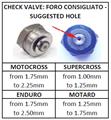 Check valve SHOCK M12x1.25 Showa