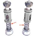 Free piston Spring pair KYB K 2.0 (Stock)